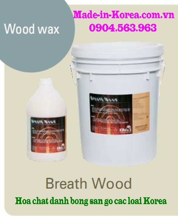 Hóa chất đánh bóng sàn gỗ các loại Korea Breath Wood